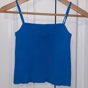 Vibrant blue tank top